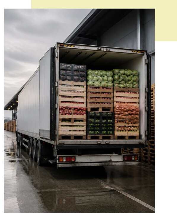 Перевозка плодоовощной продукции в Донецк по цене от 5474 р. | Агросервис-Днк